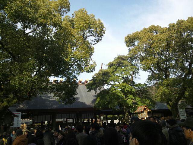 熱田神宮の初詣の混雑